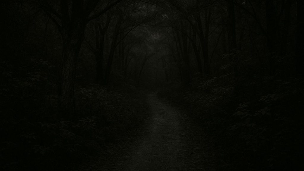 Spooky forest in rural Bengal where Nishi's call is believed to echo.